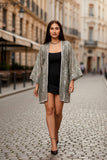 Trendy Fringe Short Kimono