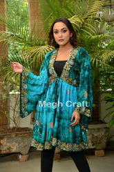 Bell Sleeve Sequin Shrug