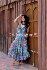 Beach Wear Silk Halter Dress