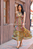 Bohemian Silk Halter Dress
