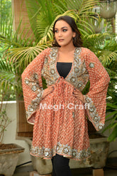 Bolero de lentejuelas de moda hippie