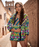 Chaqueta de moda boho gitana