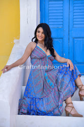 Bohemian Halter Maxi Dress