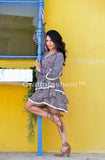 Bohemian Paisley Print Dress