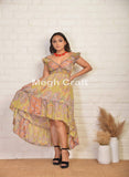 Summer Wear Silk Maxi Dress
