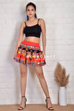 Hippie Festival Wear Mini Skirt