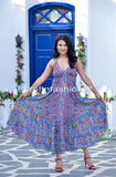 Goddess Flowy Silk Maxi Dress