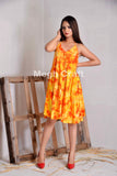 Tie Dye Halter Maxi Dress | Boho Rayon Women's Dress