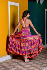 Indian Vintage Sari Maxi Dress