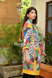 Hermosa chaqueta Kantha hecha a mano