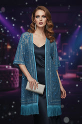 Club Wear - Kimono court à franges
