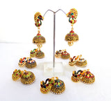 Wholesale Peacock Jhumka Earrings