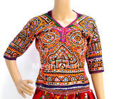Blusa de trabajo con espejo Banjara Kutch
