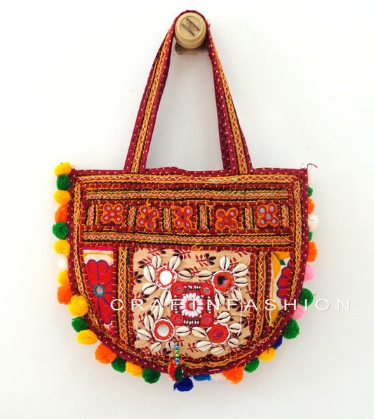 Kutchi Bag With Shell