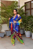 Multicolored Tie Dye Jumpsuit Set