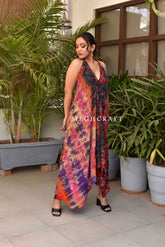 Vestido maxi de diosa hecho a mano