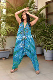 Halter Neck Tie Dye Jumpsuit Set