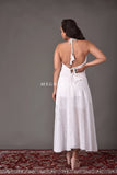 White Sparkling Maxi Dress