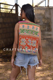 Chaqueta de trabajo vintage con espejo Kutch
