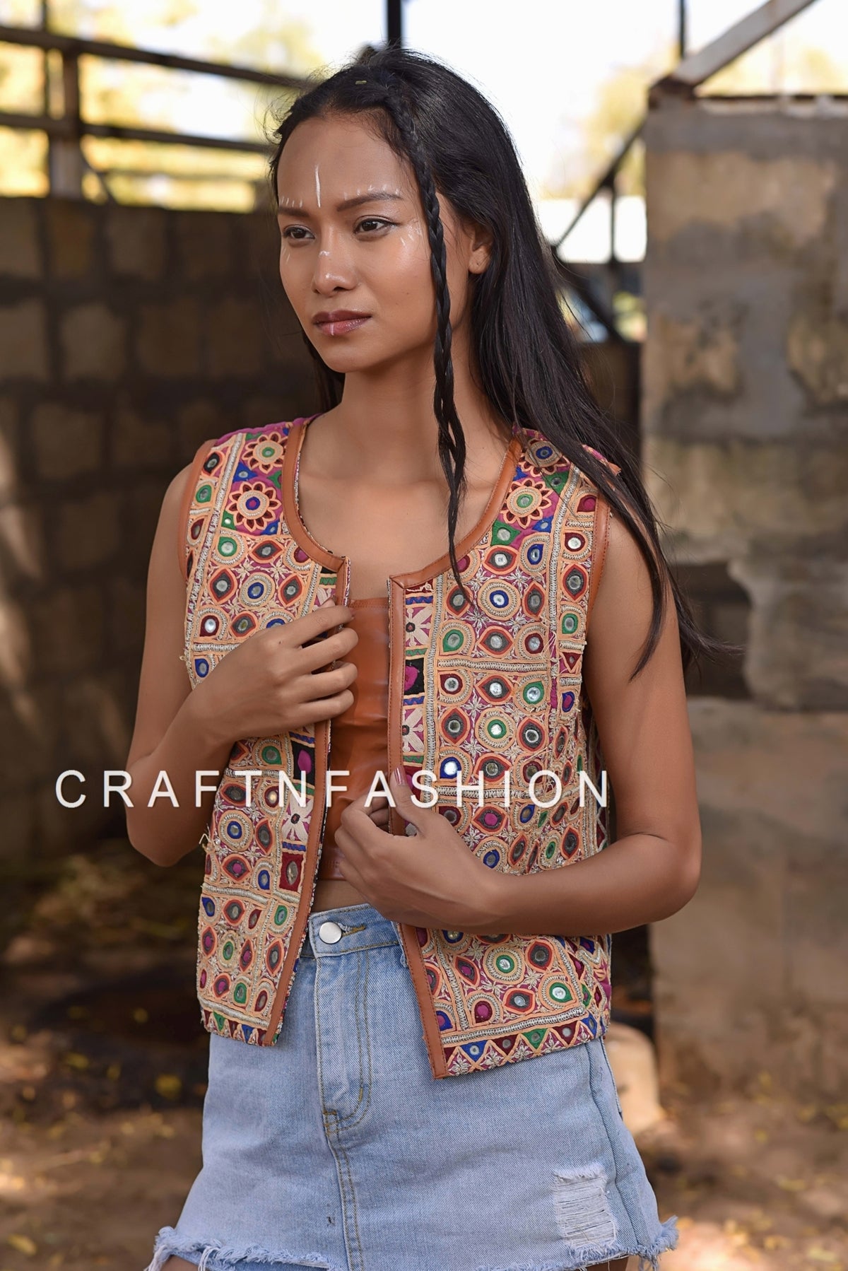 Vintage Kutch Mirror Work Jacket – Craft N Fashion