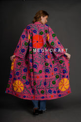 Authentic Suzani Long Jacket Coat