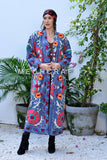 Floral Embroidery Suzani Coat