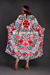 Boho Suzani Long Kimono Jacket