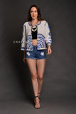 Ethnic Mirror Work Jacket