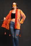 Indian Kantha Reversible Jacket
