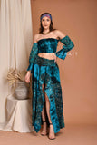 Boho Gypsy High Low Skirt Set