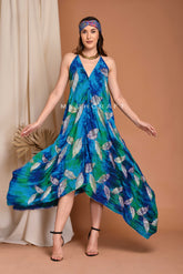 Exclusive Tie Dye Beaded Maxi