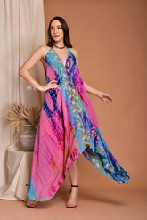 Hippie Style Beaded Maxi Dress