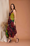 Boho Halter Neck Tie Dye Maxi Dress