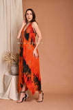 Plus Size Beaded Maxi Dress