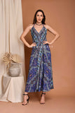 Flowy Silk Maxi Dress