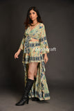 2024 Boho Fashion Skirt Top Set