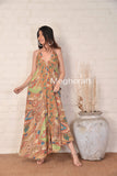 Handmade Silk Maxi Dress Women