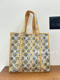 Handcrafted Cotton Quilted Tote Bag