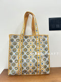 Handcrafted Cotton Quilted Tote Bag