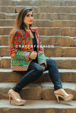 Veste brodée Boho Kutch