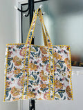 Handmade Cotton Quilted Tote Bag