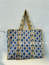 Cotton Quilted Shopping Bag Handmade