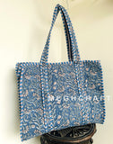 Cotton Quilted Shopping Tote Bag