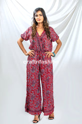 Women Silk Overall Romper