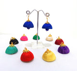 Handmade Thread Jhumka Earrings
