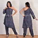 Off Shoulder Tunic Top With Trouser