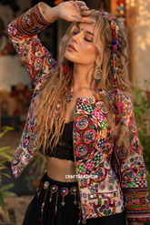 Chaqueta Vintage Gujarati Banjara