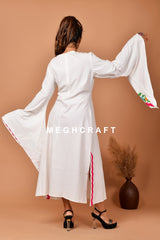 Vestido largo mexicano para mujer