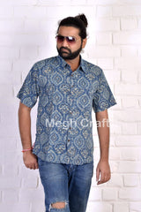 Kantha Cotton Men's Shirt
