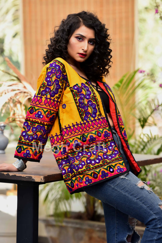 Vintage Embroidery Ethnic Jacket